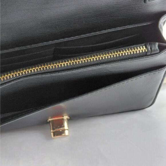 Valentino Orlandi Designer Black Diamond Quilted Crossbody Small Shoulder Bag - Picture 12 of 15